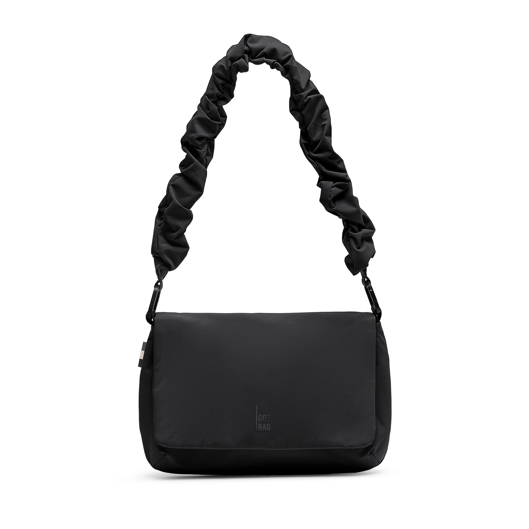 LUCID BAG bag in black (classic black) as a studio shot in front view.