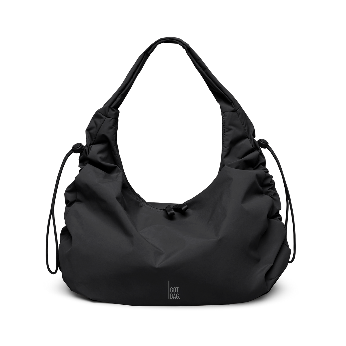 MELLOW BAG Tasche in black (Schwarz) als Studioaufnahme in Frontansicht.