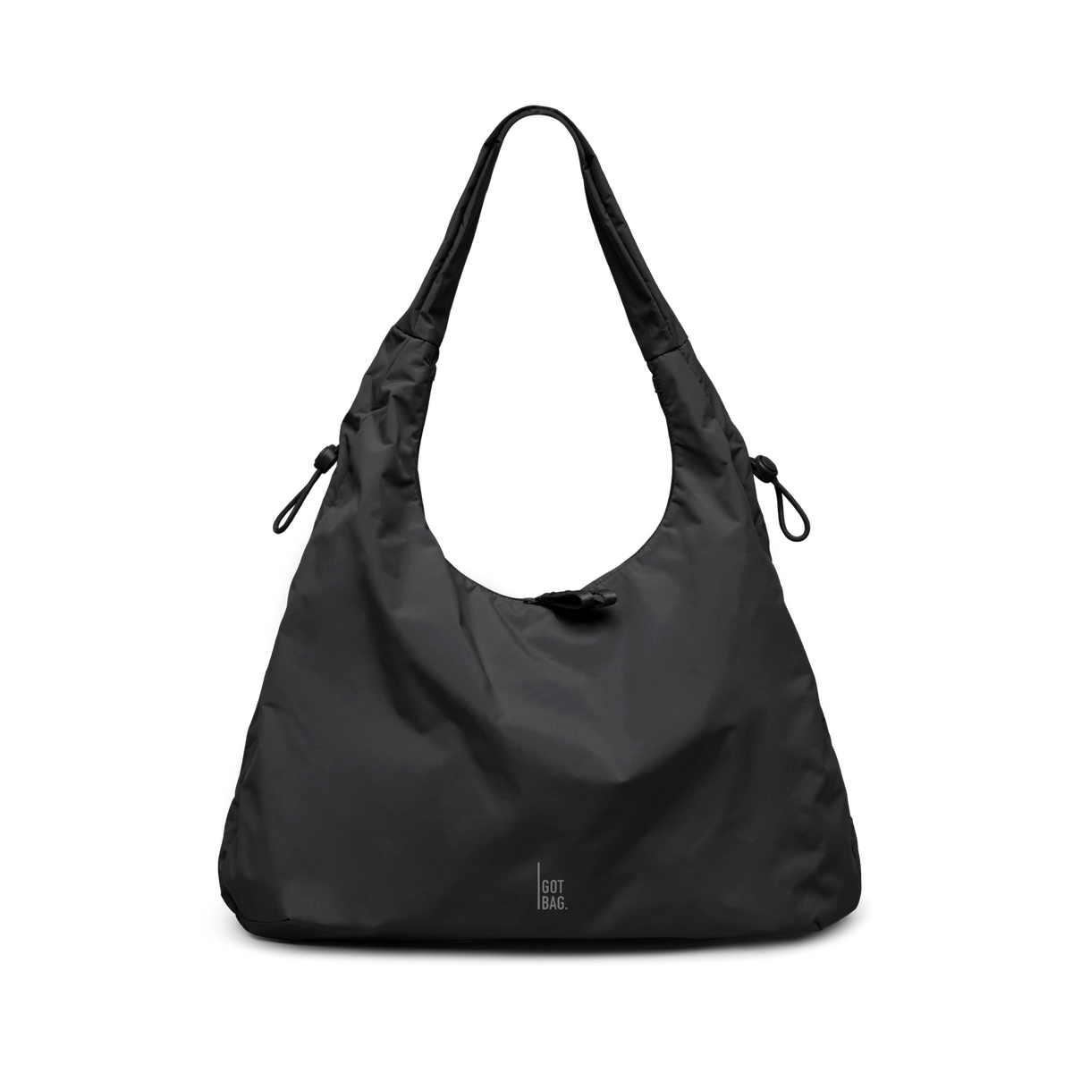 MELLOW BAG Tasche in black (Schwarz) als Studioaufnahme in Frontansicht.
