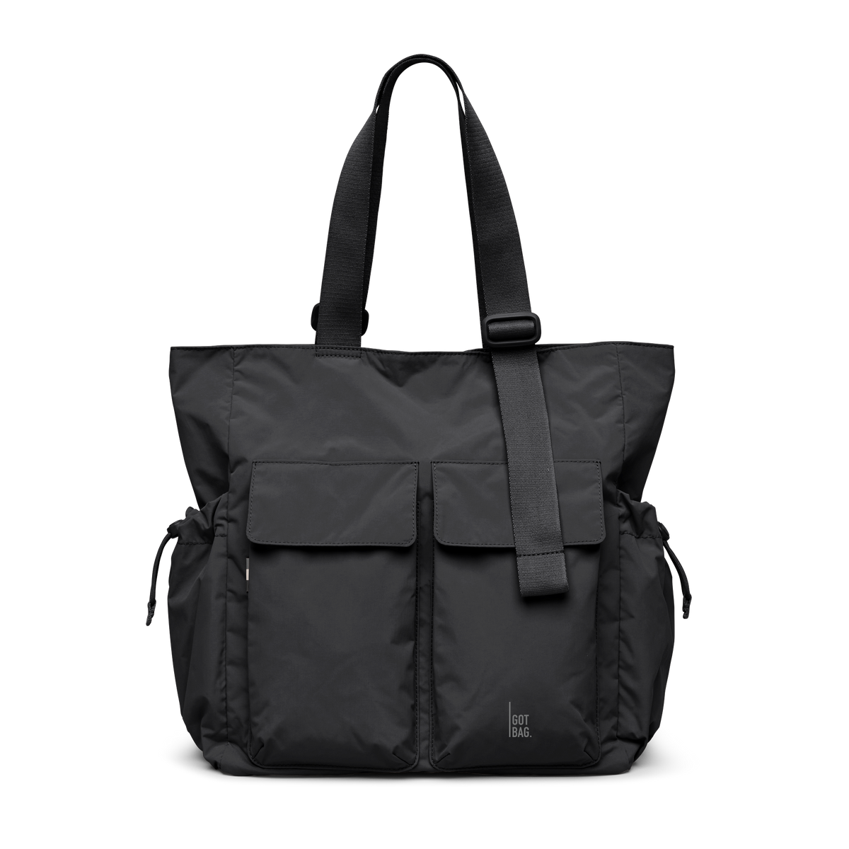 MELLOW TOTE BAG bag in black (classic black) in front view.