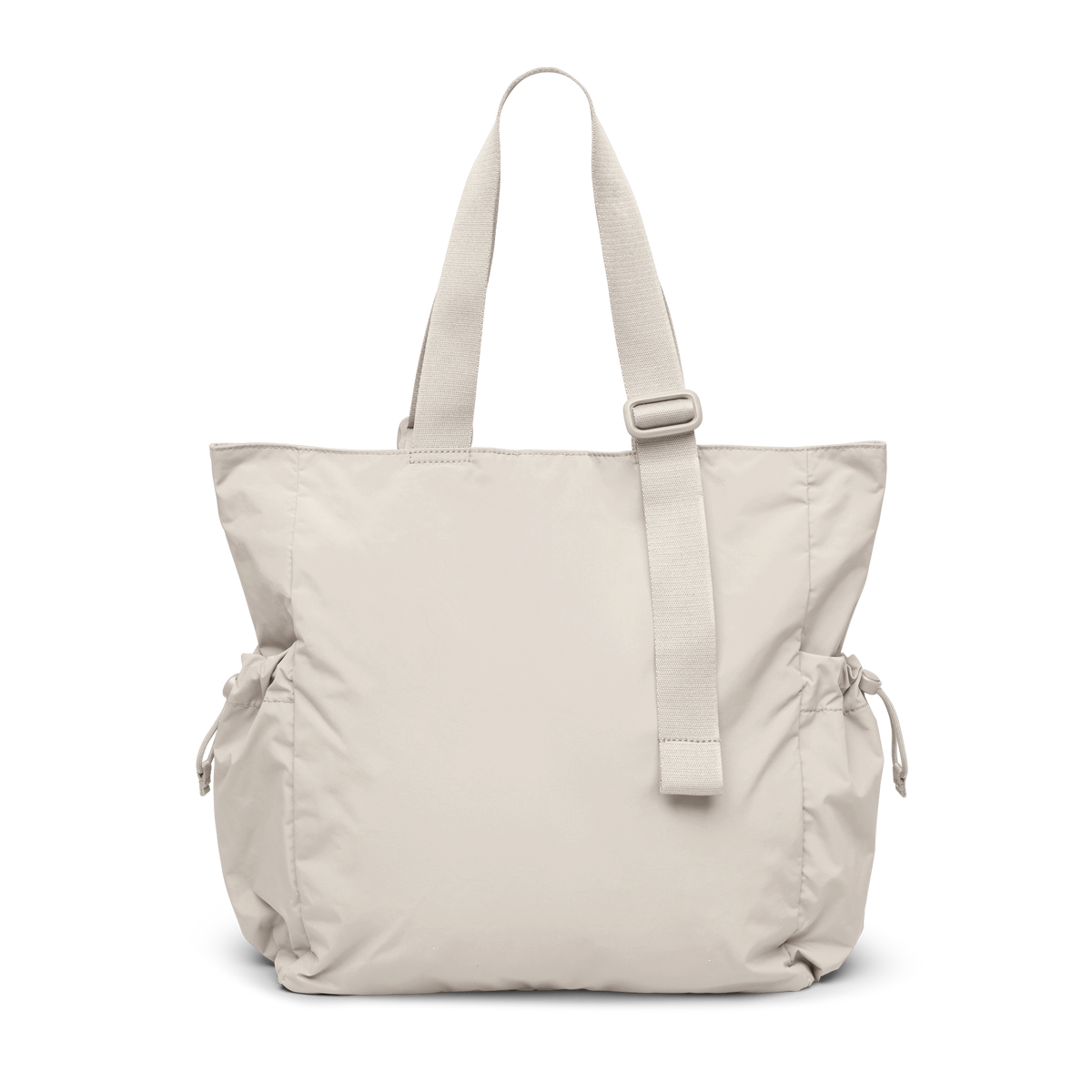 MELLOW TOTE BAG Tasche in soft shell (warmes Cremeweiß) als Studioaufnahme in Frontansicht.