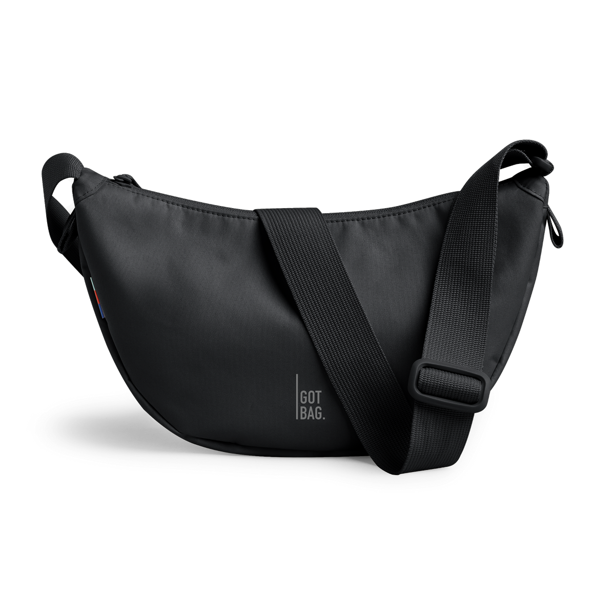 MOON BAG SMALL torba w black (Czarny) jako ujęcie studyjne z przodu.