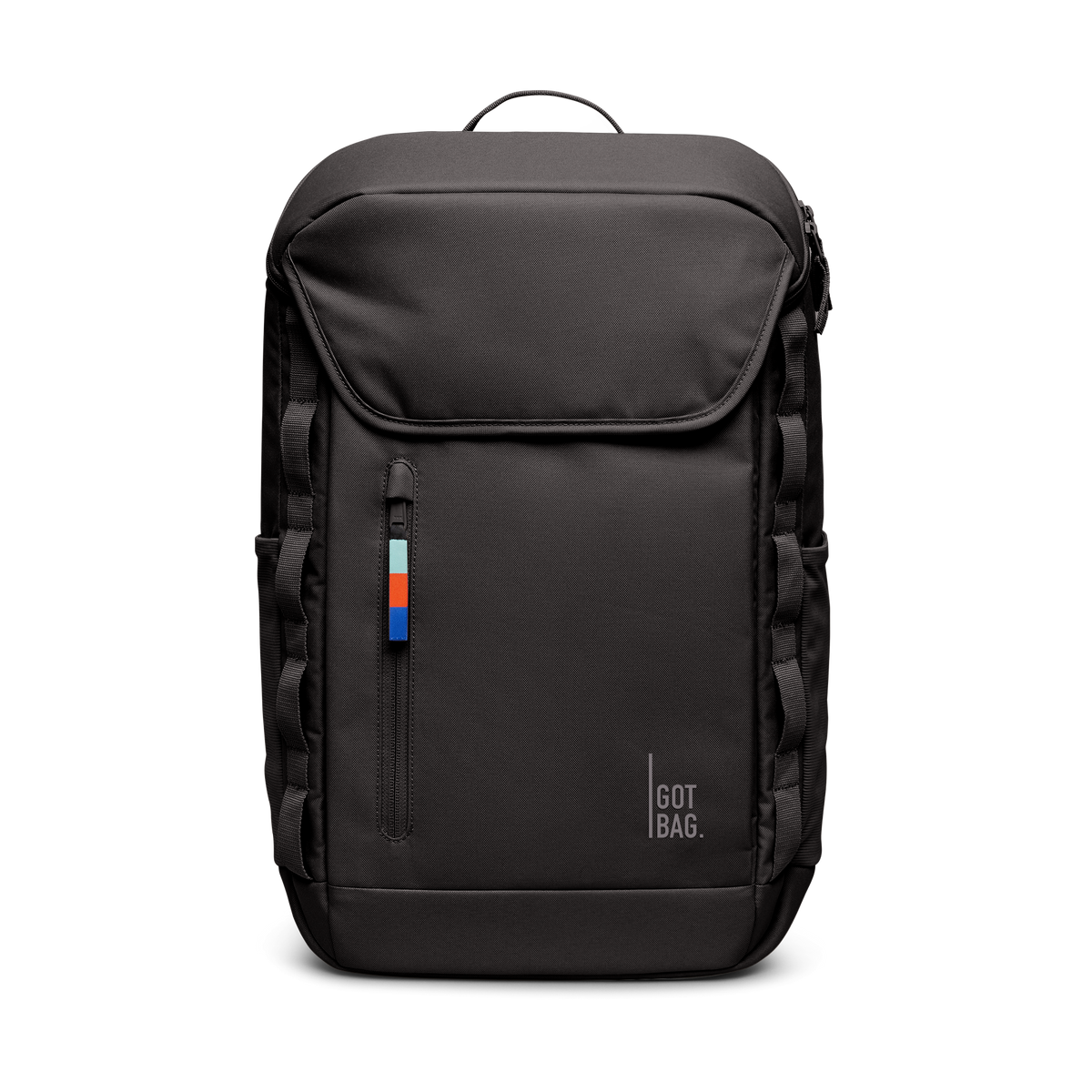 PRO PACK Rucksack in mussel (dunkles Braun-Grau) als Studioaufnahme in Frontansicht.