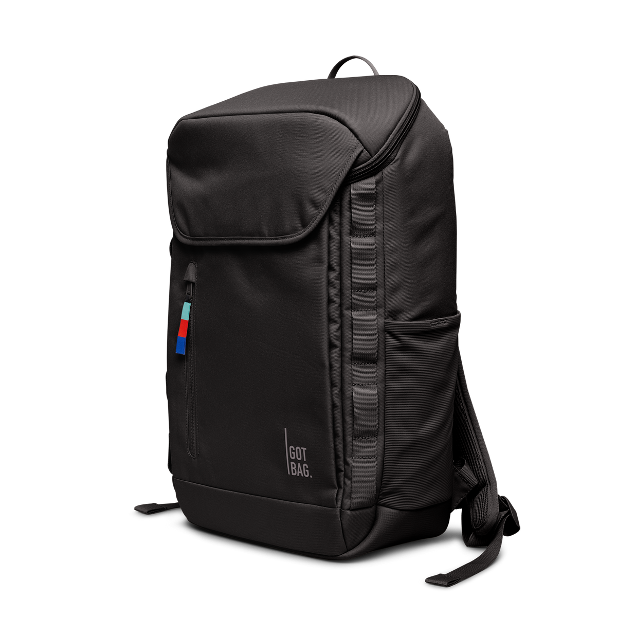 PRO PACK Rucksack in mussel (dunkles Braun-Grau) in Schrägansicht.