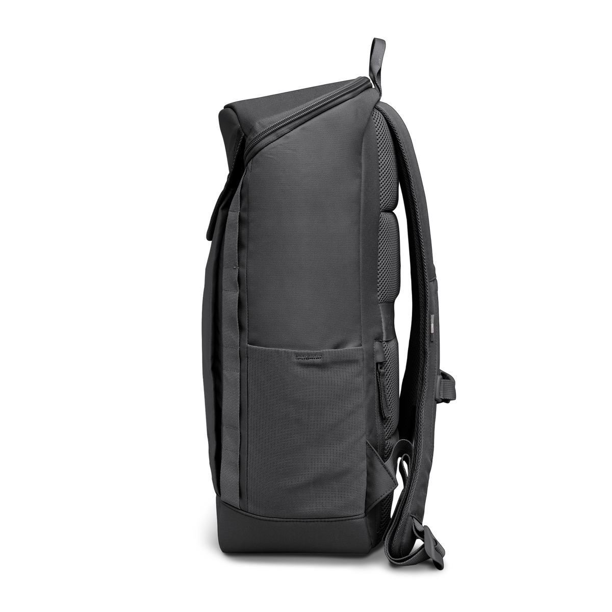 PRO PACK Rucksack in shark (Dunkelgrau) in Seitenansicht.