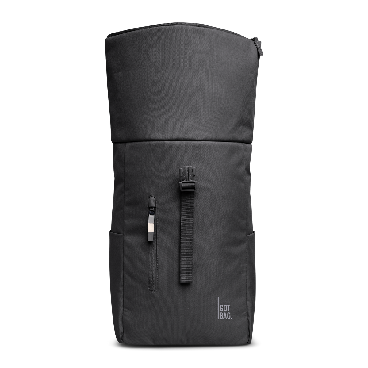 ROLLTOP EASY Rucksack in shark (Dunkelgrau) als Studioaufnahme in Frontansicht.