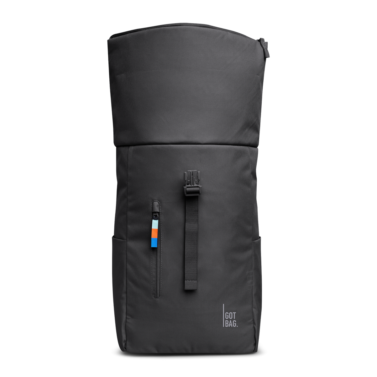 ROLLTOP EASY Rucksack in shark (Dunkelgrau) als Studioaufnahme in Frontansicht.