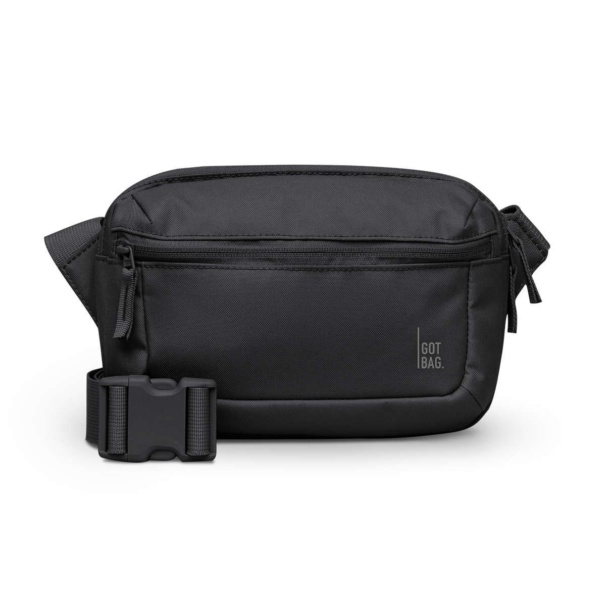 SLING BAG tas in black (Zwart) als studio-opname in vooraanzicht.