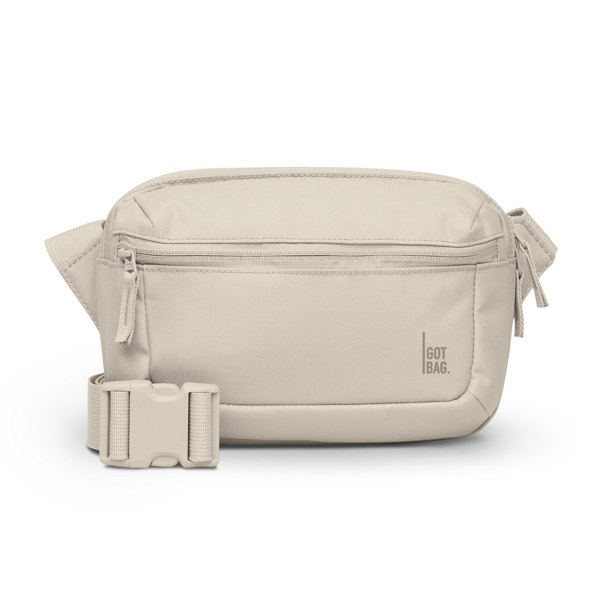 SLING BAG tas in soft shell (Warm crèmewit) als studio-opname in vooraanzicht.