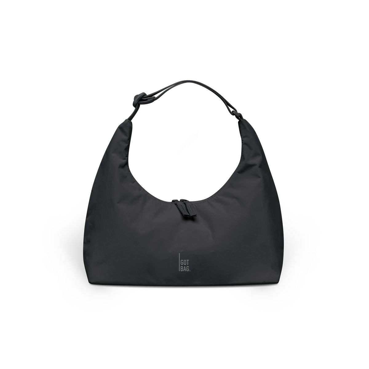 T SHAPE BAG MONOCHROME EDITION MINI Tasche in black (Schwarz) als Studioaufnahme in Frontansicht.