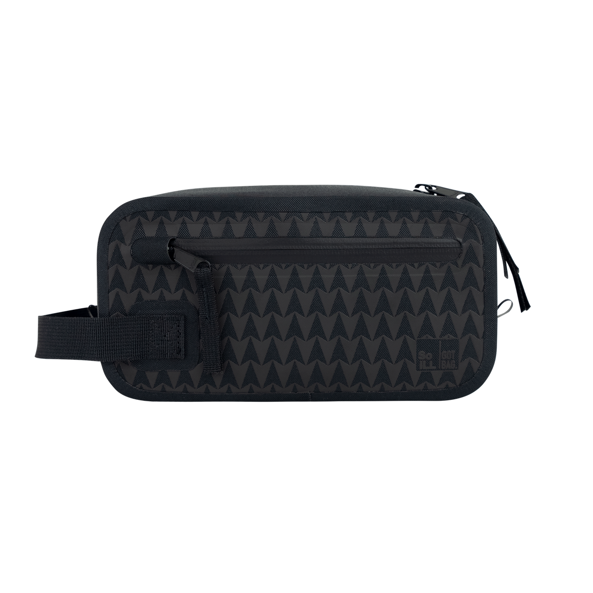 TRAVEL KIT ON THE ROAM accessoires en black (noir) comme photo de studio en vue de face.