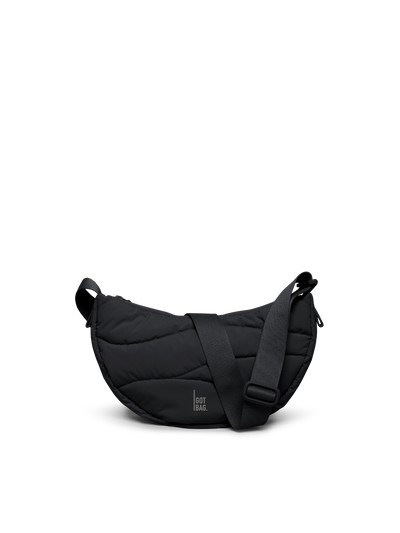 WAVY PUFFER MOON BAG SMALL