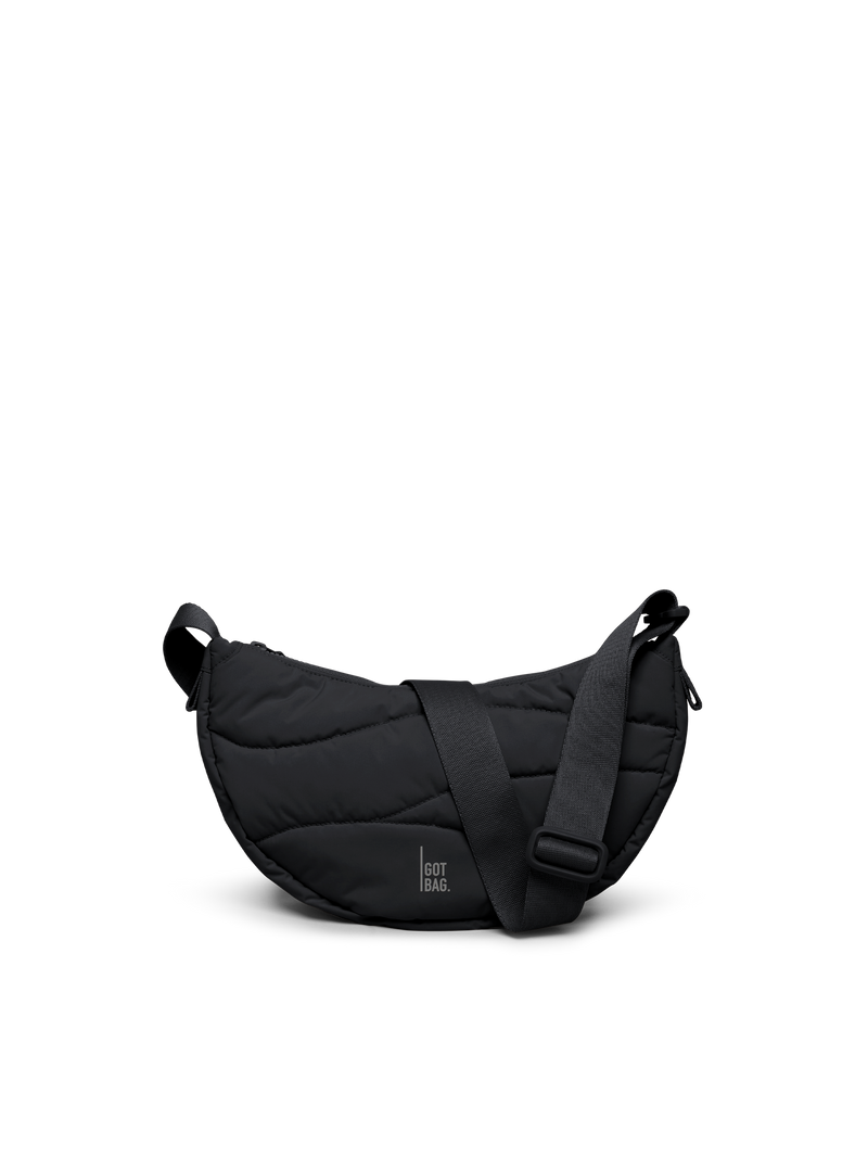 WAVY PUFFER MOON BAG SMALL