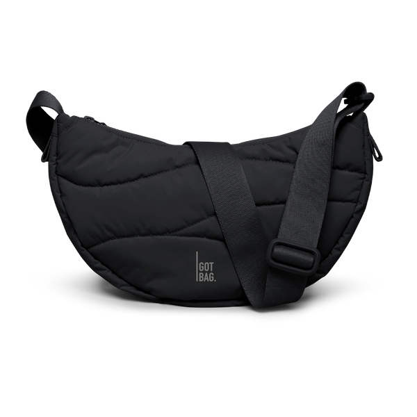 WAVY PUFFER MOON BAG SMALL