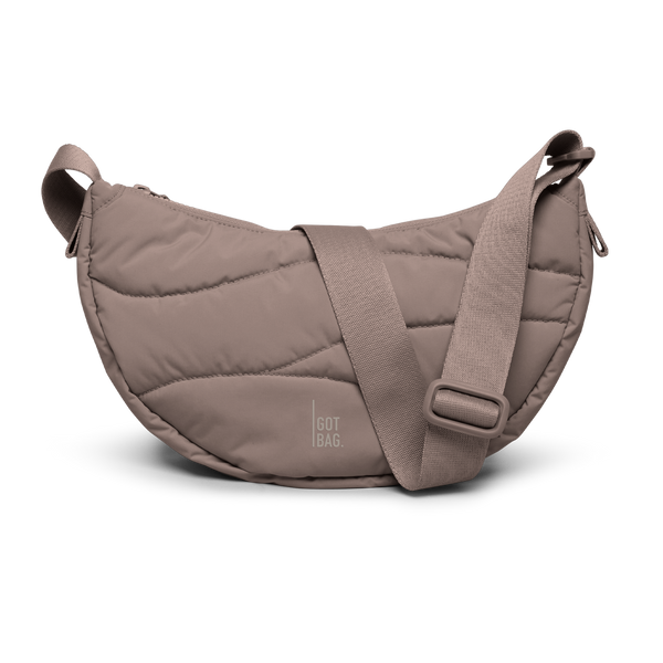 WAVY PUFFER MOON BAG SMALL