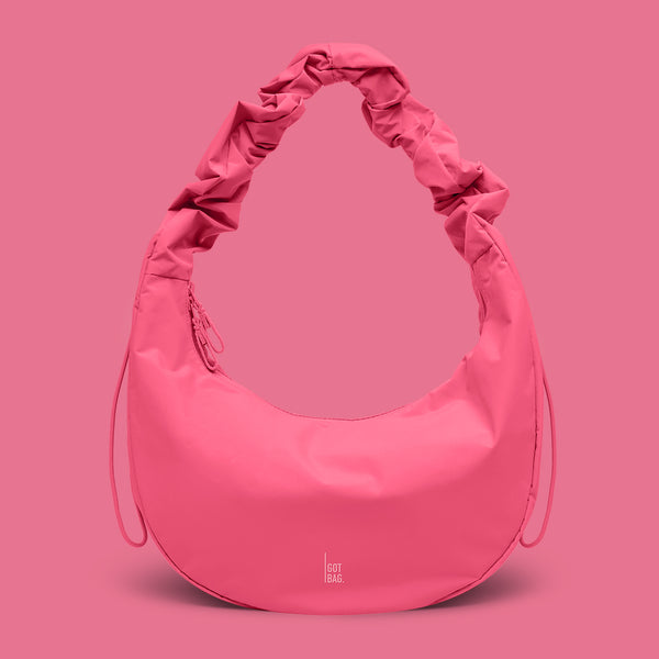 Tas in salina pink (Helder roze) als studio-opname in vooraanzicht.